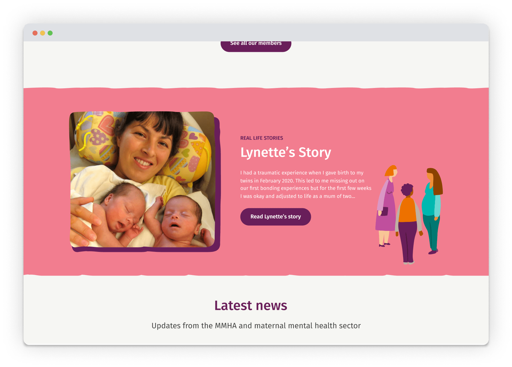 The Maternal Mental Health Alliance website