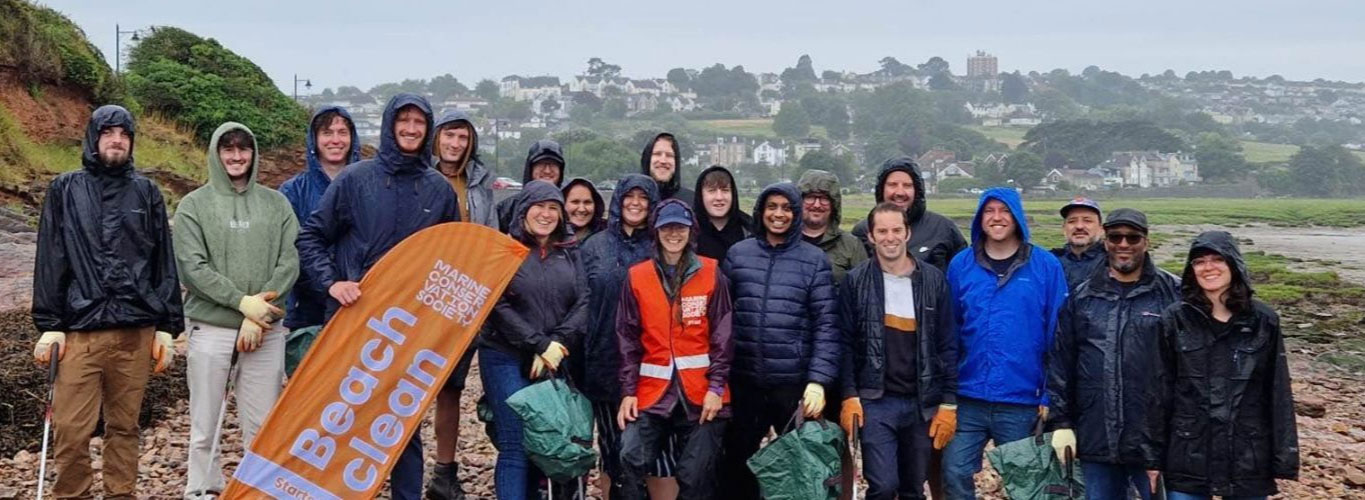 Giant Digital at the Marine Conservation Society beach clean event, 2023